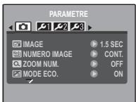 FUJIFILM FINEPIX A 180 - Affichez le menu paramètre. - 1