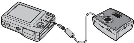 FUJIFILM FINEPIX A 180 - Raccordement de l'appareil photo - 1