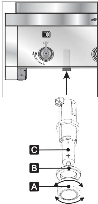 SMEG BQ61TC - Introduction et remplacement de la pile - 1