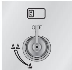 SMEG BQ61TC - MANETTE DE COMMANDE DU BRULEUR AUXILIAIRE/RAPIDE (Seulement dans le modele BQ6130T) - 2