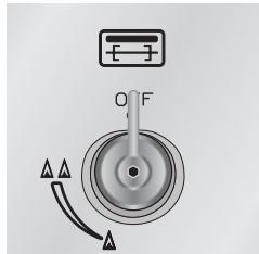 SMEG BQ61TC - MANETTE DE COMMANDE DU BRULEUR RADIANT - 1