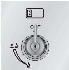 SMEG BQ61TC - MANETTE DE COMMANDE DU BRULEUR AUXILIAIRE/RAPIDE (Seulement dans le modele BQ6130T) - 1