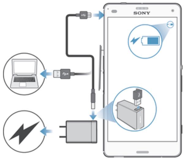 SONY Z3 COMP NOIR - Pour charger votre apparéil - 1
