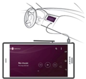 SONY Z3 COMP NOIR - Utiliser votre apparéil avec un système d'infodivertissement embarqué - 1