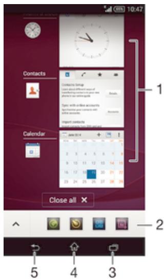 SONY Z3 COMP NOIR - Parcourir les applications - 1