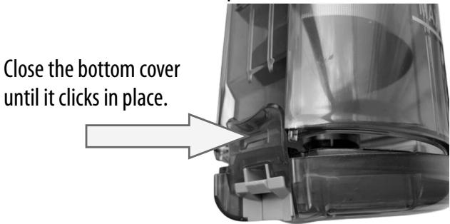 TECNO LECTVCH150 - Emptying the Dust Cup / Cleaning the Filter - 7