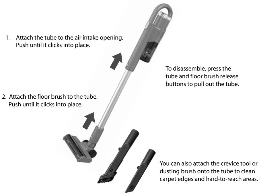 TECNO LECTVCH150 - Using as a stick vacuum cleaner - 1