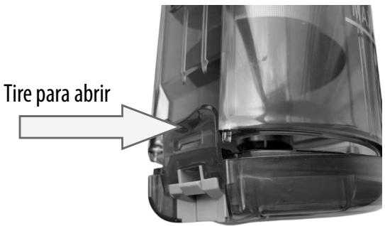 TECNO LECTVCH150 - Vaciar el compartmento para polvo / Limpiar lo filtro - 3