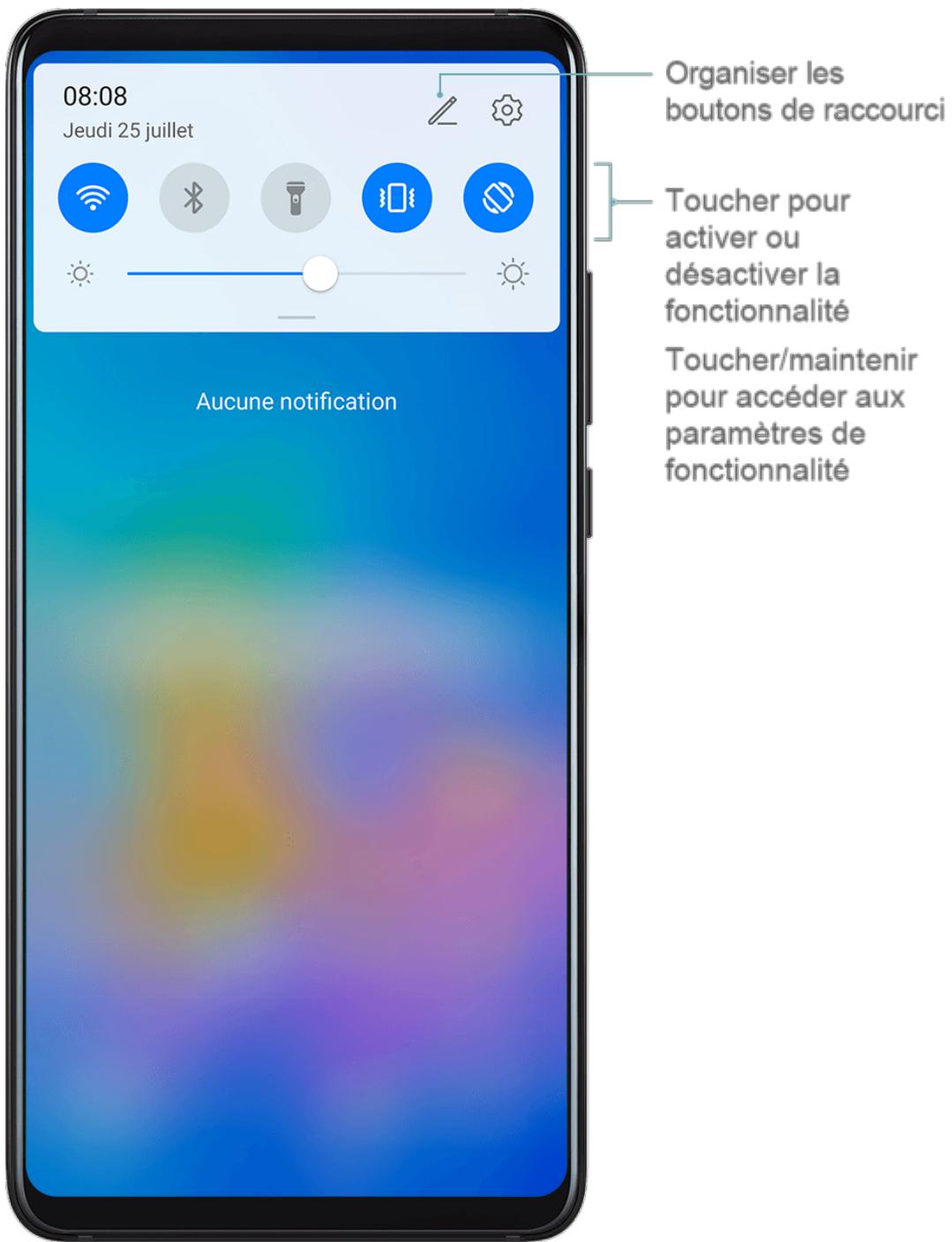 HUAWEI P40 PRO 256G GOLD 5G - Activer un bouton de raccourci - 1