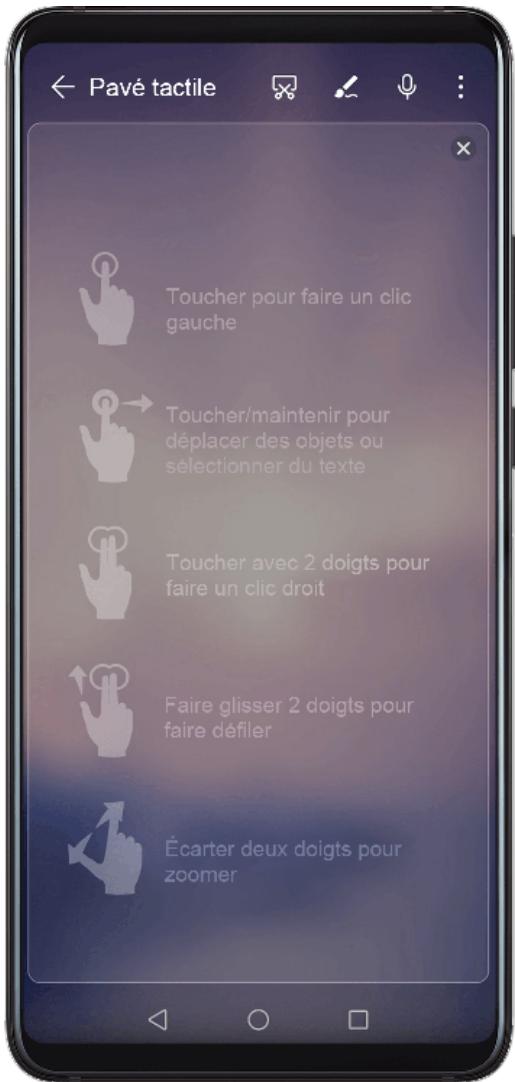 HUAWEI P40 PRO 256G GOLD 5G - Utiliser l'appareil comme un pavé tactile - 1