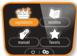 MOULINEX COOKEO - menu Ingredients - 1