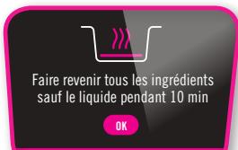 MOULINEX COOKEO - MENU RECETTES : (SUITE) - 13