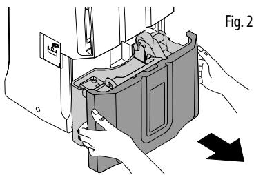 DELONGHI DD235P - a) Evacuation dans le réservoir - 1