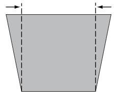 SANYO PLC-XR201 - Correction du trapèze - 1