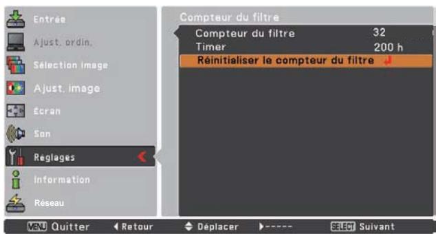 SANYO PLC-XR201 - Compteur du filtré - 1