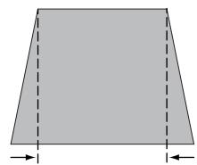 SANYO PLC-XR201 - Correction du trapèze - 2