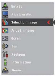 SANYO PLC-XR201 - Menu SELECTION IMAGE - 3