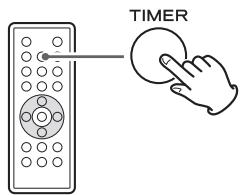 TEAC MC-DX 222I - Pour activer ou désactiver la minuterie - 1