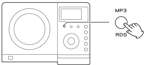 TEAC MC-DX 222I - Pour afficher les informations de MP3 - 1