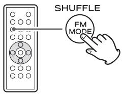 TEAC MC-DX 222I - Pour activer le mode de lecture aléatoire (shuffle) - 1