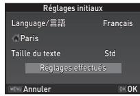 PENTAX K-S1BLEUJEAN - Appuyez sur▼ pour selectionner [Réglages effectuels] puls appuyez sur OK. - 1
