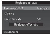 PENTAX K-S1BLEUJEAN - Utilisez ▲▼ ▲▷ pour sélectionner la langue voulue et appuyez sur OK. - 1
