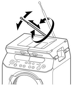 SONY COEURDECHAINEGTKPG10 - Réglez l'antenne pour optimiser la réception. - 1