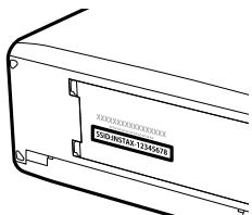 FUJIFILM XF10 - -Le nom (SSID) et le mot de passé de l'imprimante - 1