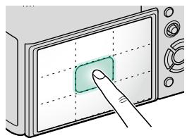 FUJIFILM XF10 - Commandes tactiles pour le zoom de mise au point. - 1