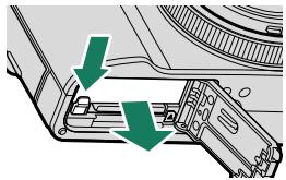 FUJIFILM XF10 - Retrait de la batterie et de la carte mémoire - 1