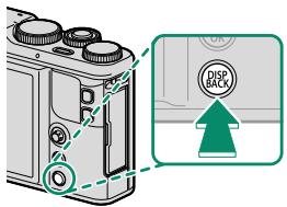FUJIFILM XF10 - La touche DISP/BACK - 1