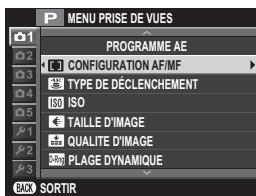 FUJIFILM XF10 - Utilisation des menus - 2