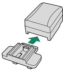 FUJIFILM XF10 - Branchez le connecteur adaptateur à l'adaptateur d'alimentation CA. - 1