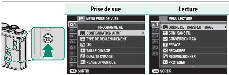 FUJIFILM XF10 - Utilisation des menus - 1