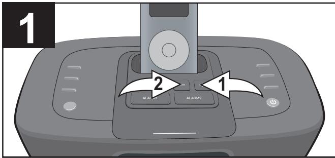 MEMOREX MI 4290P-BLK EU - RÉGLAGE DU VOLUME ET DE L'ÉGALISEUR (EQ) - 1