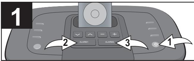 MEMOREX MI 4290P-BLK EU - DÉSACTIVATION DE L'ALARME - 1