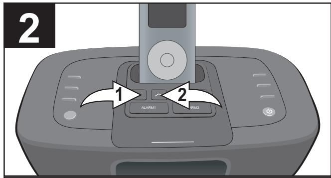 MEMOREX MI 4290P-BLK EU - RÉCUPÉRATION DES SIX PRÉSELECTIONS RADIO - 2