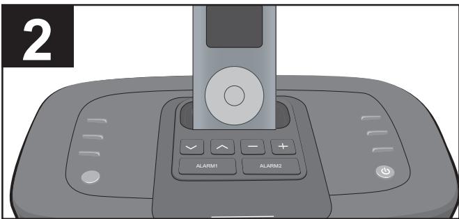 MEMOREX MI 4290P-BLK EU - UTILISATION D'UN iPod AVEC CET APPAREIL - 2