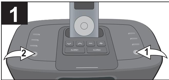 MEMOREX MI 4290P-BLK EU - UTILISATION D'UN iPod AVEC CET APPAREIL - 1