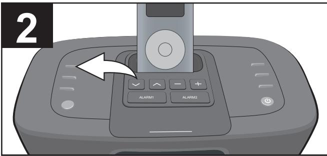 MEMOREX MI 4290P-BLK EU - RÉGLAGE DU VOLUME ET DE L'ÉGALISEUR (EQ) - 2