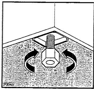 PROLINE SLP 108 V BLANC - Assurez-vous que le sèche-linge est bien d'aplomb en agissant sur les pieds. - 1