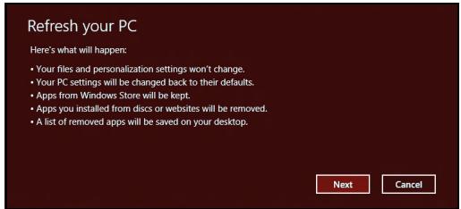 PACKARD BELL EN LG81AP-C36P - Restauration personnalisée avec Packard Bell Recovery Management - 2