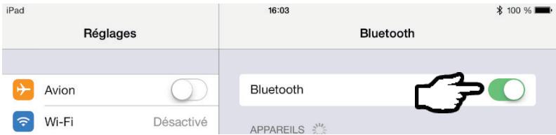 HERCULES DJCONTROLWAVE - Activation de la fonction Bluetooth® sur l'iPad - 1