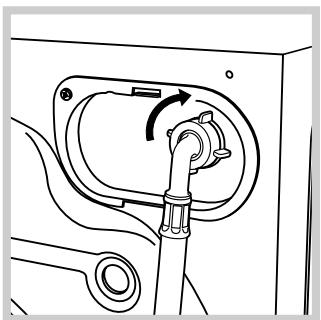 ARISTON AQGD169H - Raccordement du tuyau d'arrivée de l'eau - 1