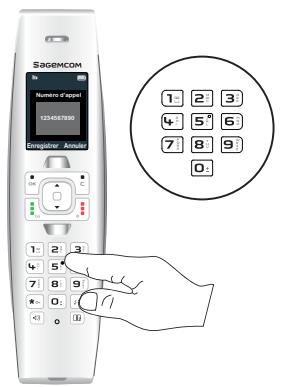 SAGEMCOM SiXTY2 - Émettre un appel - 2