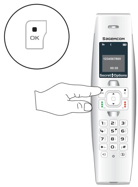 SAGEMCOM SiXTY2 - POUR ACTIVER LE MODE SECRET : - 1
