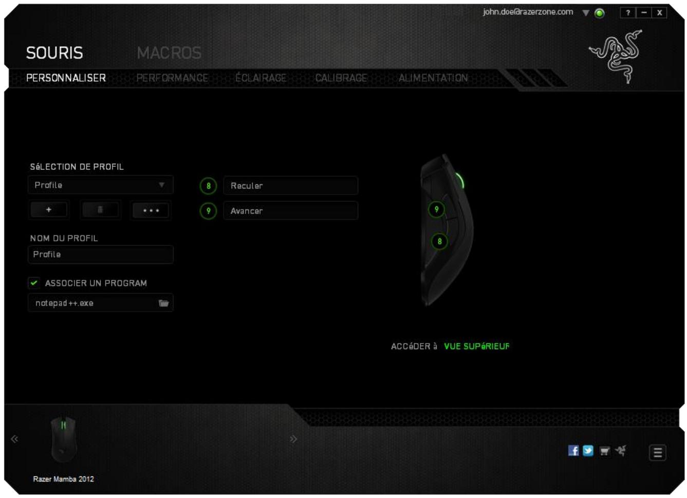 RAZER SOUNDMAMBA_NEW - Vue latérale - 1