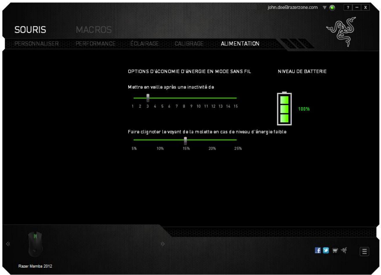 RAZER SOUNDMAMBA_NEW - ONGLET alimentation - 1