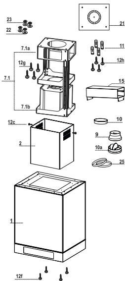 ROBLIN ICI CUBE 600-504100 - Composants - 1