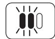 SHARK NC - Batterij-indicatielampjes op de handstofzuiger knipperen. - 3